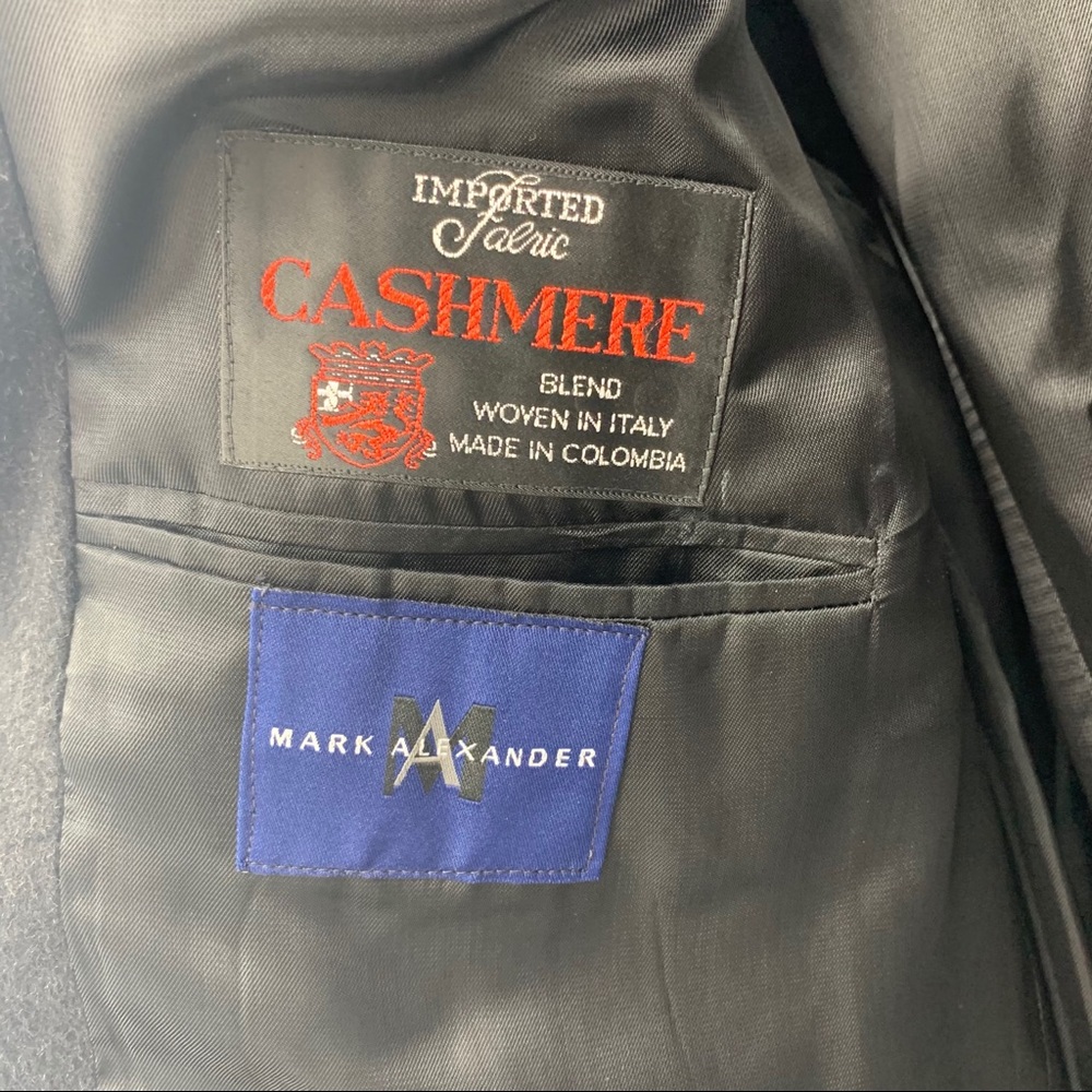 Mark Alexander Cashmere Blend Long Coat 42r View 6